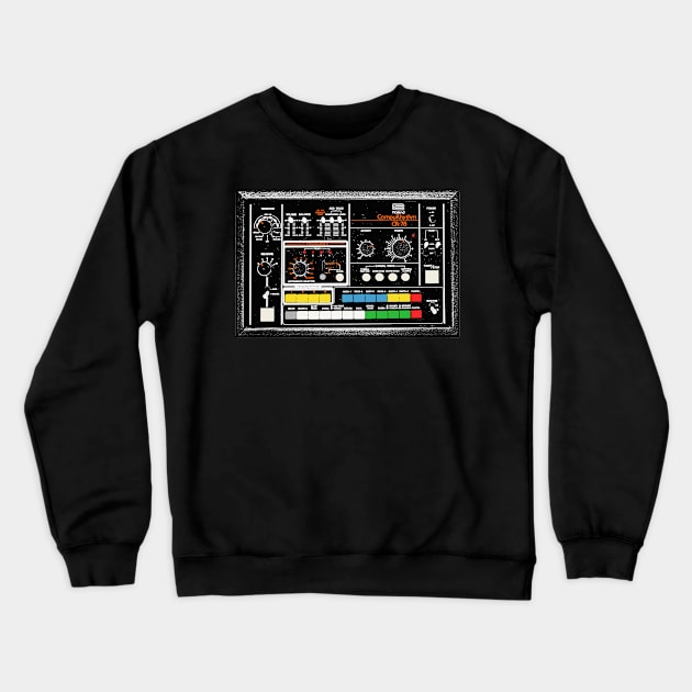 CR-78 / Drum Machine Graphic Art Design Crewneck Sweatshirt by DankFutura